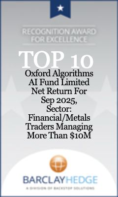 Oxford Algorithms AI Fund Limited Net Return For Sep 2025, Sector: Financial/Metals Traders Managing More Than $10M